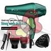 Hair Dryer Professional Negative Ion Blower Home Use Hot Cold Blow Drying Salon Blower Diffuser Concentrator Nozzle