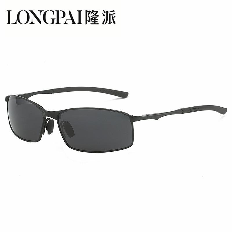 

Мужские поляризованные солнцезащитные очки, металлические квадратные солнцезащитные очки, очки для езды на велосипеде и вождения, спортивные очки для путешествий A559