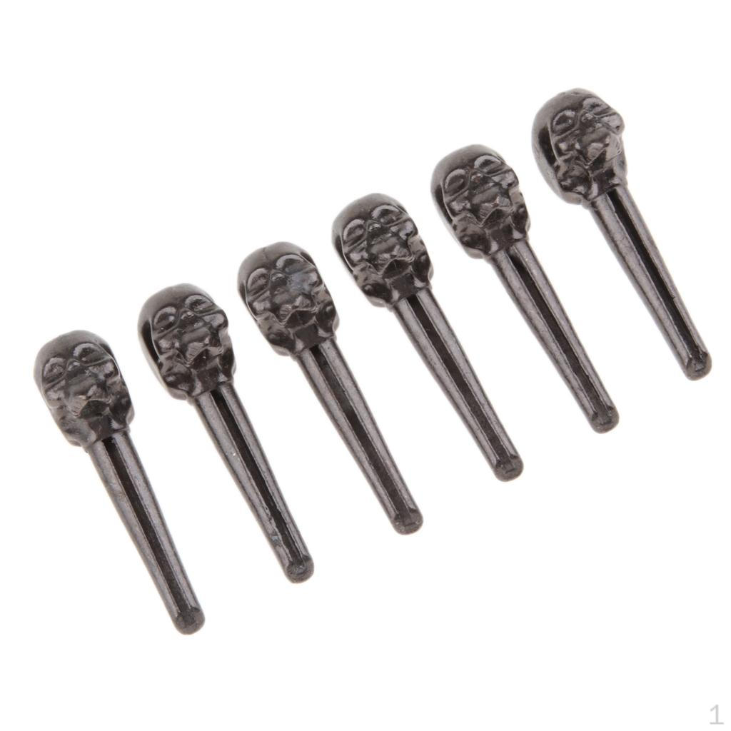 

6 предметов декора в виде черепа для гитары black