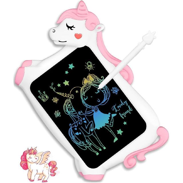 CHEERFUN Unicorn Toy Gifts for Girls Boys LCD Writing Tablet for Kids | Toddler Travel Road Trip Essential Toy Gift for 3+4 5 6 7 8 Year Old | Doodle
