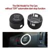 Black Silver Red Blue Car Engine Ignition Start Stop Switch Push Button, Compatible with BMW X3 X4 F25 F26 61319291691 (Color : F25 Old Black)