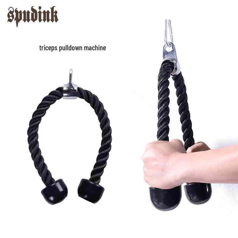 Dual-Head Triceps Trainer Pulldown Rope for Gantry Fitness Equipment