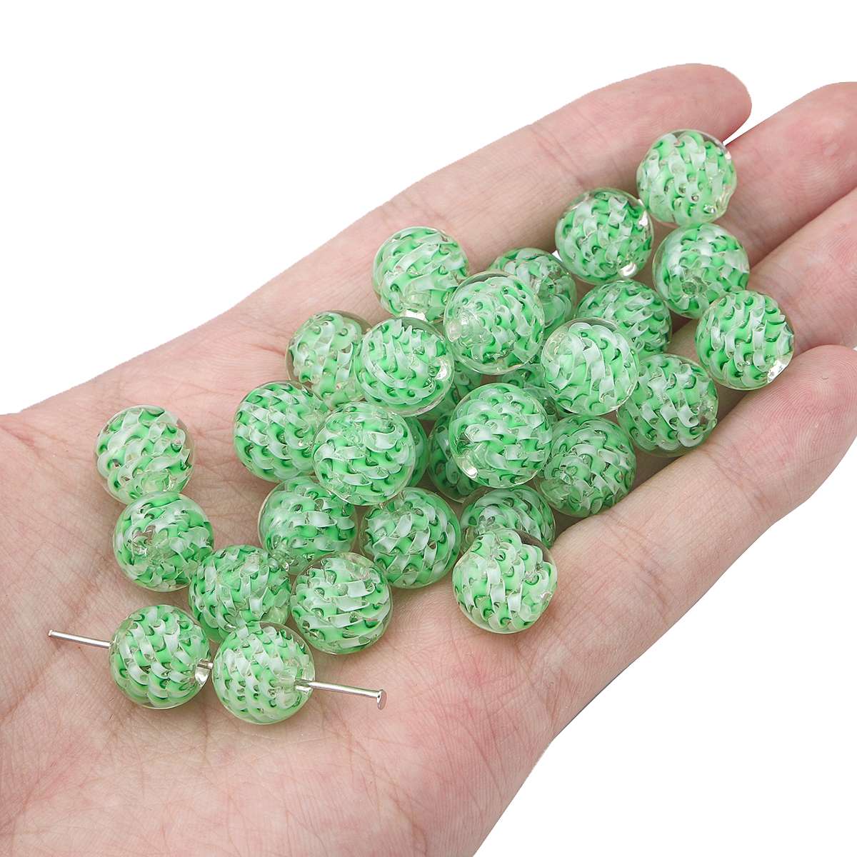 

1 шт., глазурованные виноградные бусины, подвески для изготовления ювелирных изделий, браслет, ожерелье, серьги «сделай сам», свободные бусины, стеклянные аксессуары