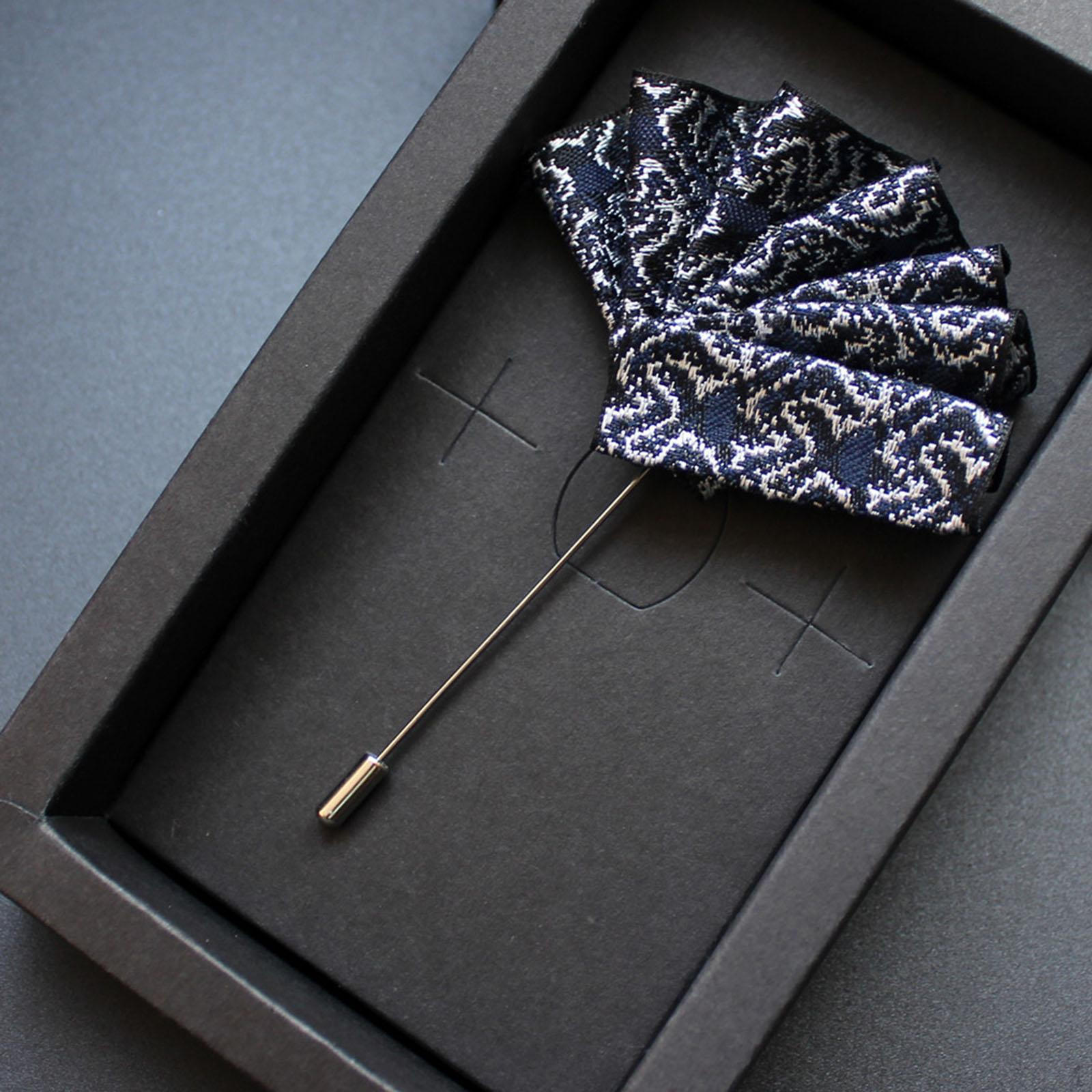 

Men s Lapel Pin Chic Corsage for Ceremony Wedding Stage Performance Anniversary Style A