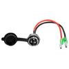 Electric Scooter Parts Power Charger T-head Charging Port 3 Pin Plug For KUGOO M4 PRO Skateboard Kick Scooter Replacement Charge
