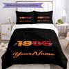 Galatasaray 72 Customize your name Bedding Set Breathable Duvet Cover with Pillowcases Home Decoration Birthday Gift