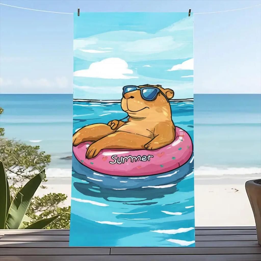 Sea Turtle Beach Towel Large Size Outdoor Travel Camping Absorbent Bath Towel Super Soft Summer Swimming Towel Bath
