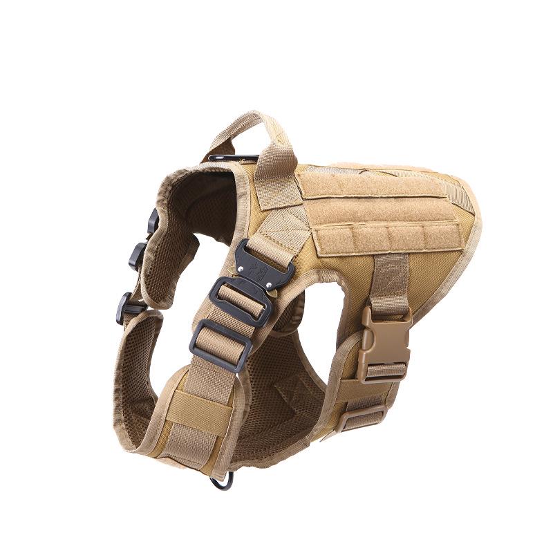 Cross-Border Tactical Dog Harness: Anti-Burst Outdoor Vest for Large Dogs