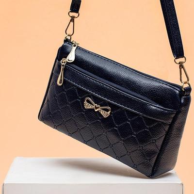 2024 Retro Women's Crossbody Handbag - Lightweight Six-Layer Shoulder Bag
