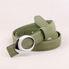 Womens Vintage Leather Belt Gold Buckle Dresses Jeans Fashion Accessory