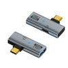 1PC Type-C 1 to 2 Adapter PD100W Fast Charging USB 3.1 Data Port OTG Laptop Connection Peripheral USB Flash Drive