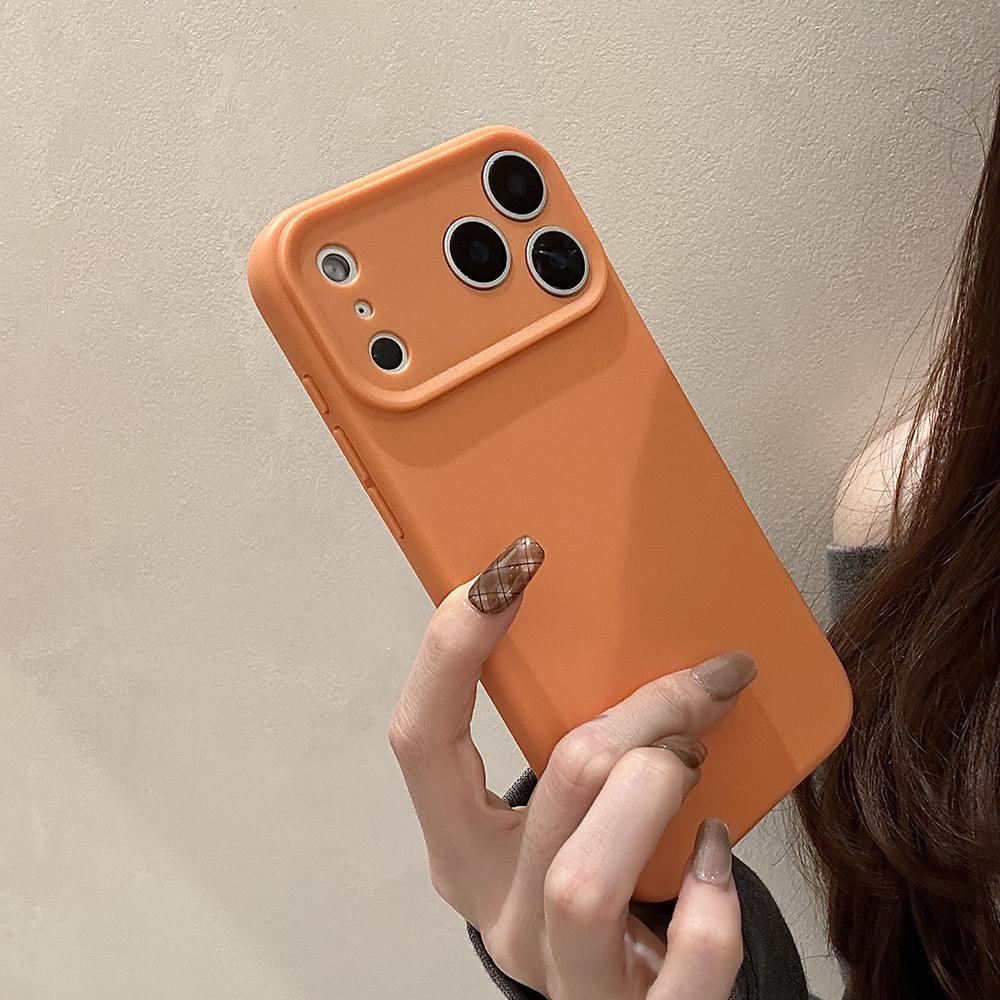 Silicone Shockproof Phone Case for Iphone 17 Air 16 Pro Max 15 Plus 14 Pro 13 12 11 Camera Lens Protective Minimalist Fully-Covered Frosted Cover