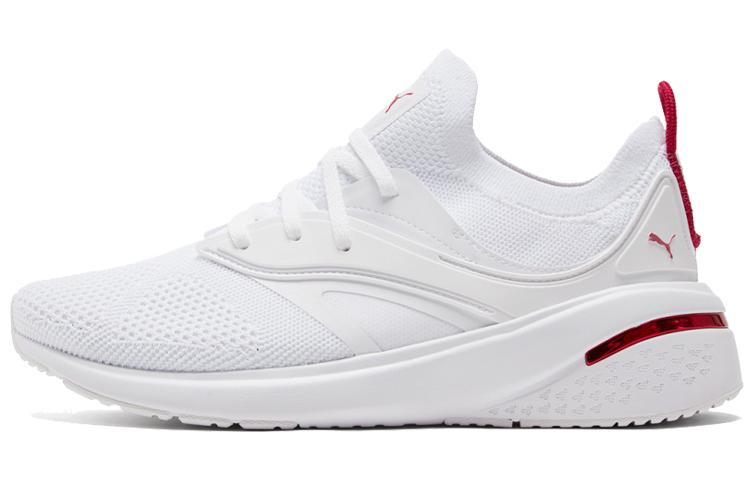 PUMA Forever Xt  White Persian Red  Women s 195184-02 35.5