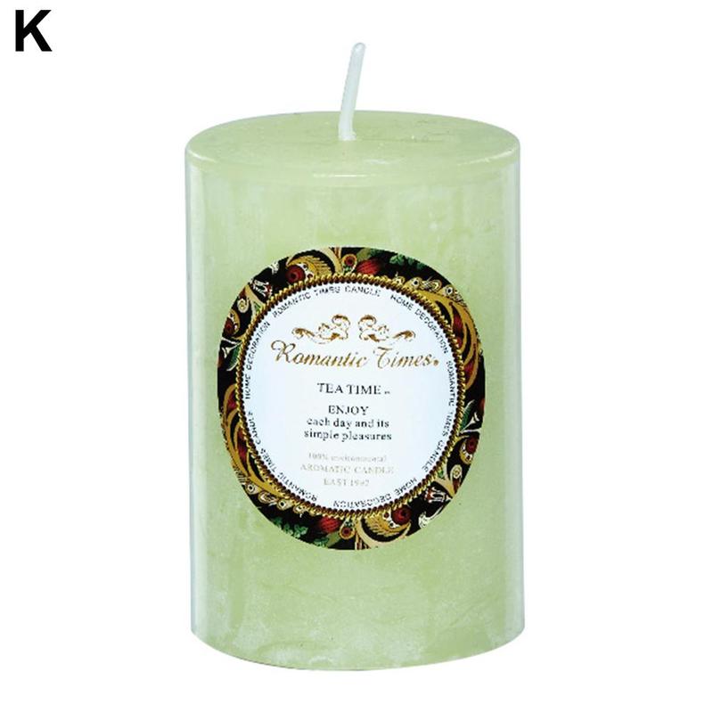 Household Smokeless Column Wax Scented Candles Church Scented Creative