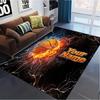 Name Custom Basketball Art Carpet Rug for Living Room Bedroom Home Sofa Decoration,Kids play Non-slip Floor Mat