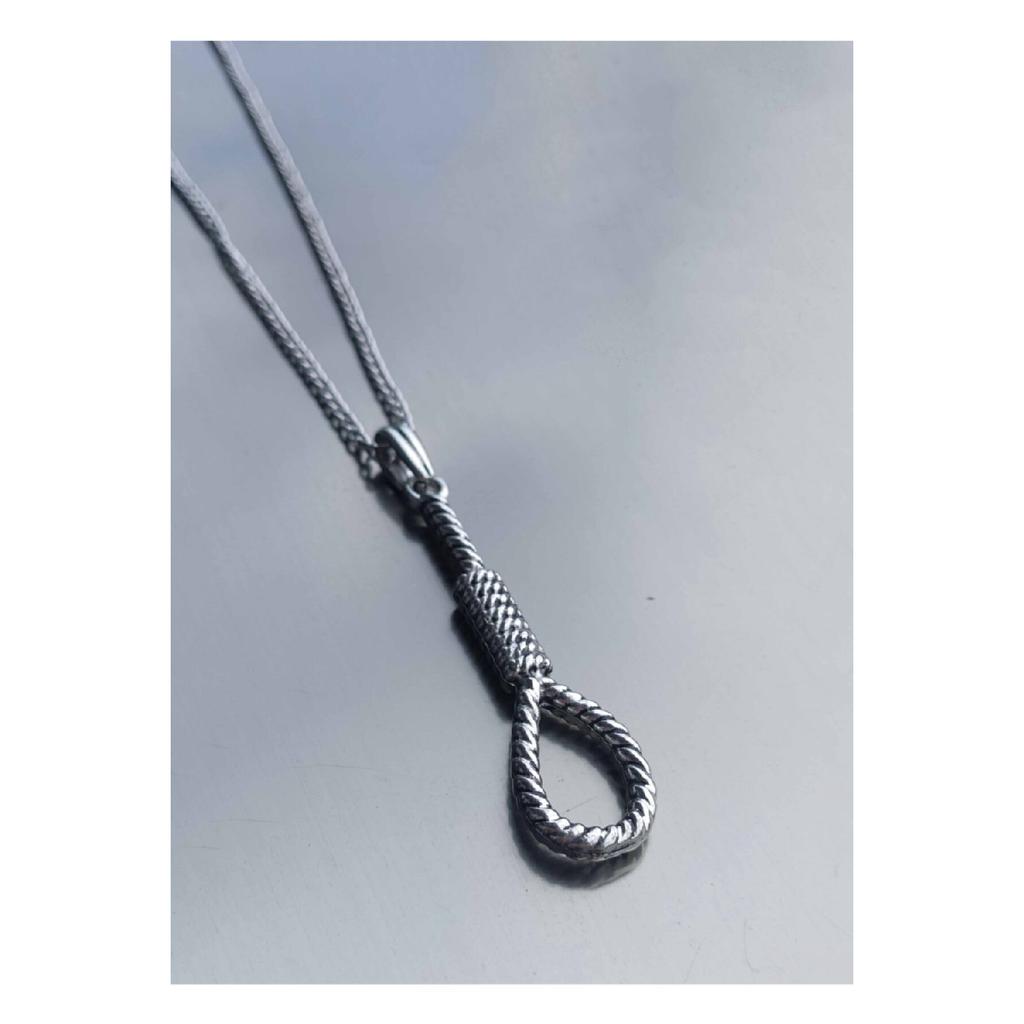 Men's Necklace With Rope Figure