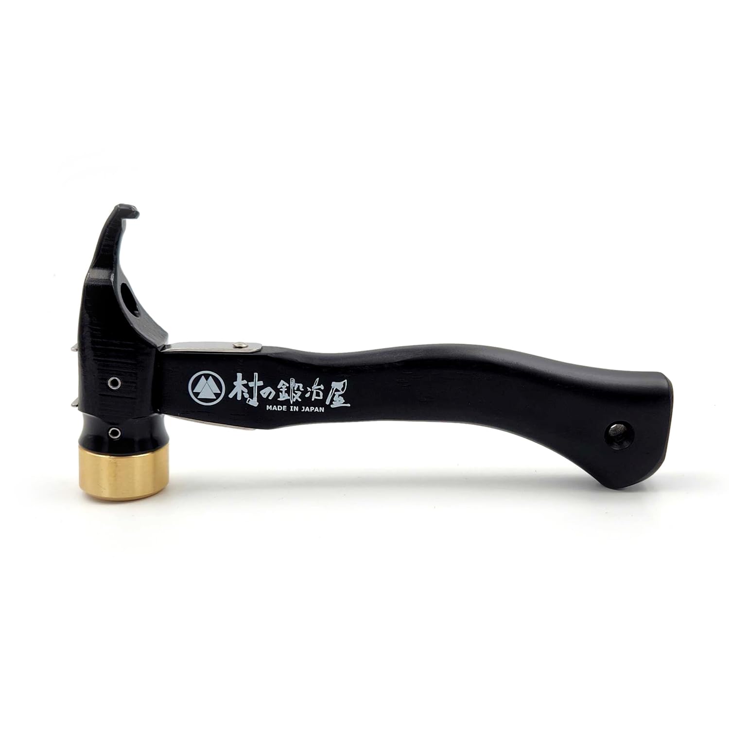 

Деревенский кузнец, кованый закаленный колышек, молот Elize Stake Ultimate Hammer, черный узор, латунная головка x Cation в цубаме, СДЕЛАНО В ЯПОНИИ, короткий [Сделано