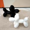 Vilead Scultura Cane Palloncino Graffiti Figure Cane Bianco Nero Decorazione Moderna Stanza Rosa Camera da Letto Tavolo Soggiorno Bagno