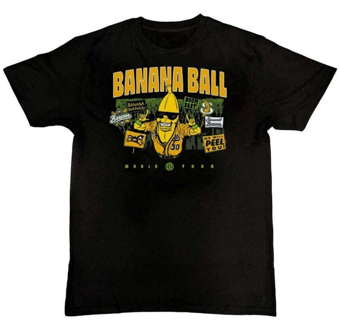 New Savannah Bananas World Tour Graphic Mens T-Shirt S-4XL XXXL