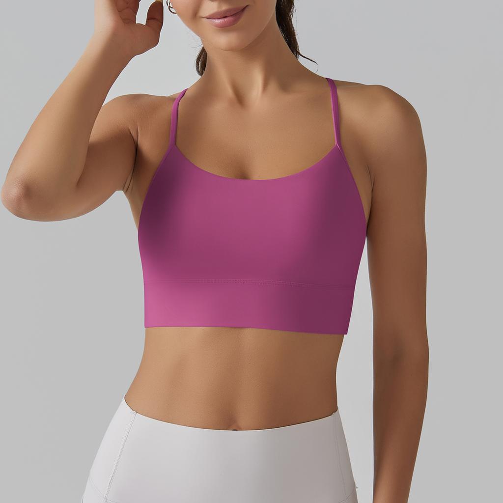 Nessaj Beauty Back Yoga Bra Fashion Sports Underwear Running Fitness Vest
