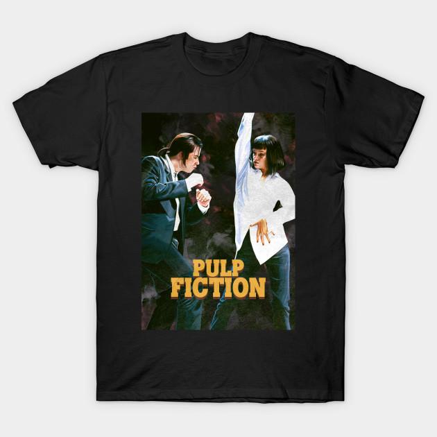 Funny Pulp Fiction TShirt Mia Wallace Quentin Tarantino Graphic Tshirts 90s Vintage Women Men Breathable Comfortable Tee Shirts