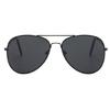 Elegant Metal Frame Pilot Sun Glasses Shatterproof PC Lens UV400 Sunproof Glasses For Women Men Driving And Cycling