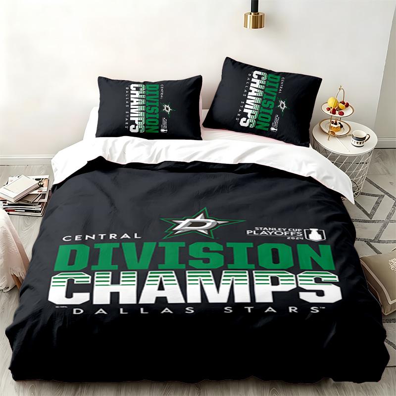 Dallas Stars 3pc set Perfect for bedroom use Comfortable bedding set includes a duvet cover and two pillowcases Ideal birthday or Christmas gift