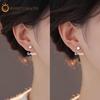 Earrings Ladies Men's Popularity 5A+ Cubic Zirconia Stud 6mm Compatible with Metal Allergies Silver 925 Aurora Accessories Birthday Everyday Use
