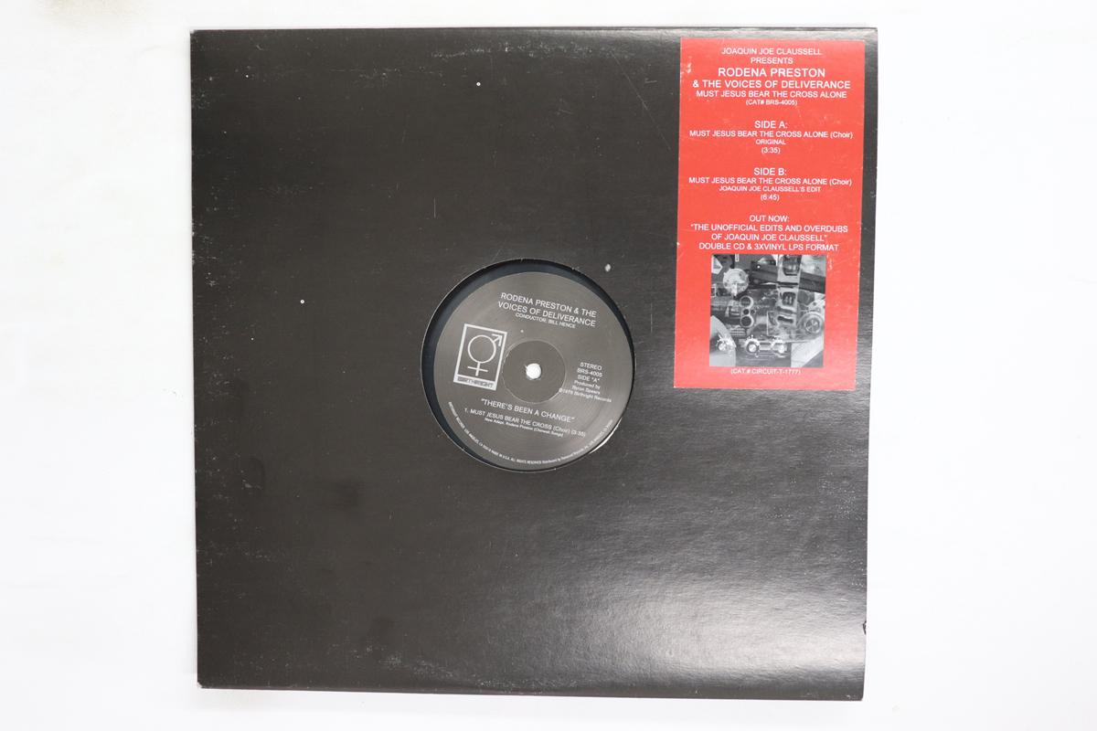 

12inch Record RODENA PRESTON THE VOICES OF DELI Must Jesus Bear The Cross Alone BRS4005 BIRTHRIGHT 2012 US SoulFunk Used