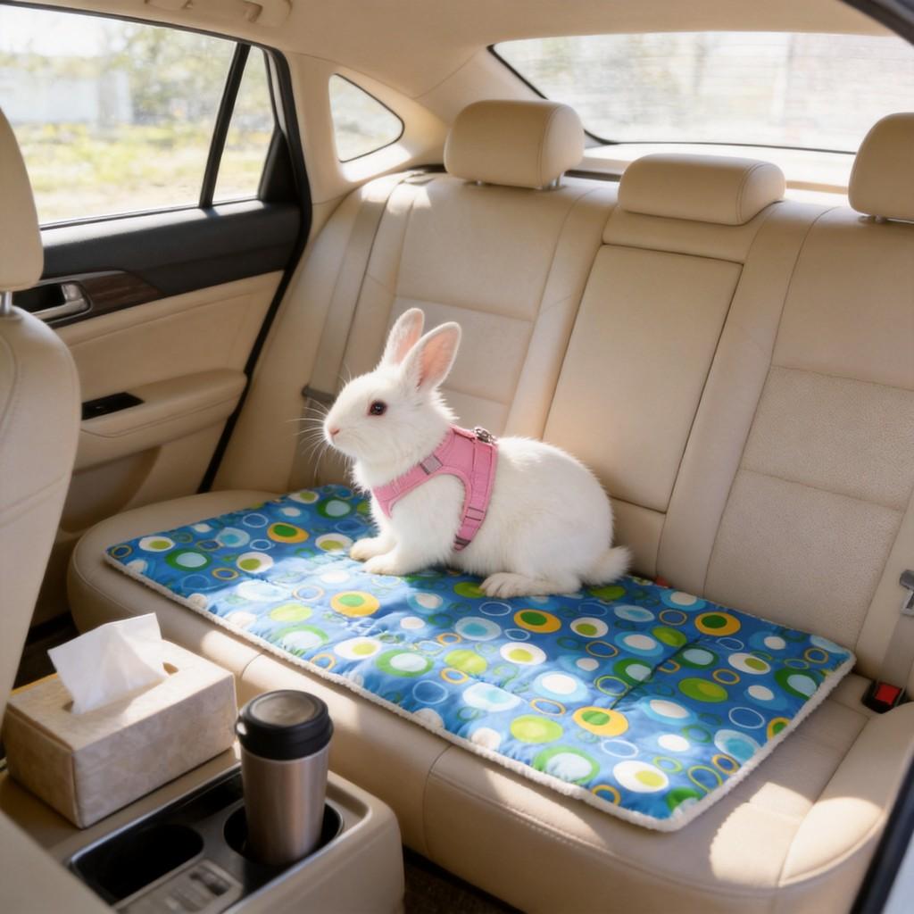 Dot Print Pet Cushion With Thick Fleece Inner Layer For Small Dogs Cats And Travel Use