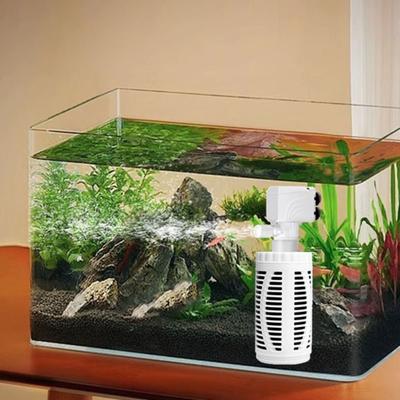 Tiché čerpadlo filtru akvária přísavka ponorný vnitřní filtr akvária bílé 3 v 1 akvárium vzduchový kyslíkový provzdušňovač