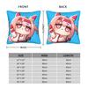 Haru Urara Pillow Case Umamusume Retro Trendy Pillow Cover Square Pillowcases For Chair Sofa Home Decor