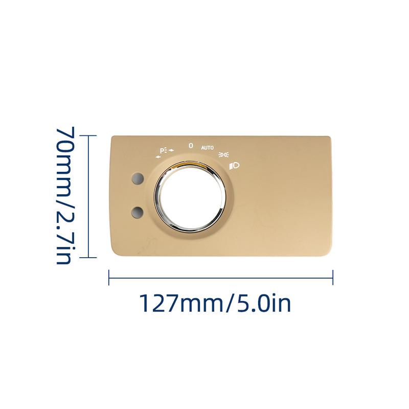 For Mercedes Benz ML300 ML350 GL320 GL350 W164 X164 New Black Car Headlight Switch Cover Panel Replacement 1645453504