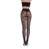 European Style Stockings with Heart Pattern, Hollowed-out Jacquard Mesh Stockings, Silk Stockings, Base Stockings3146