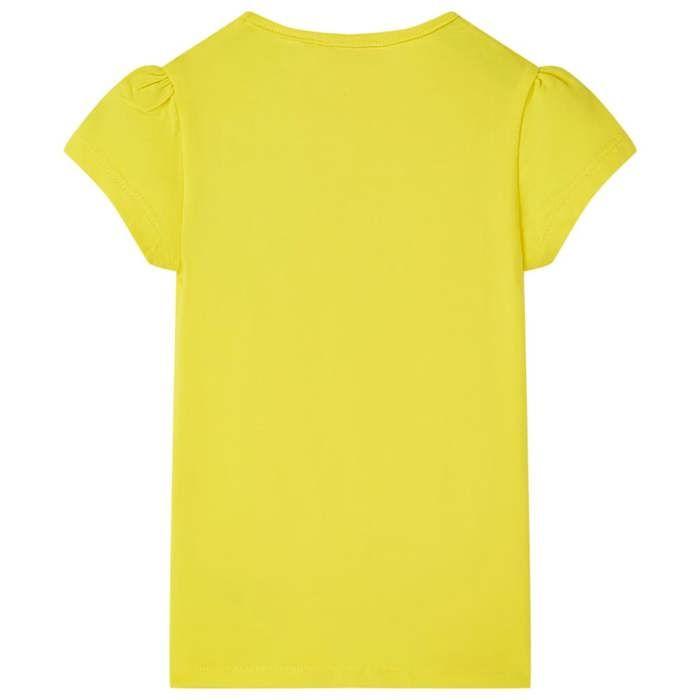 Bright Yellow T-shirt for Children 92/104/116/128/140