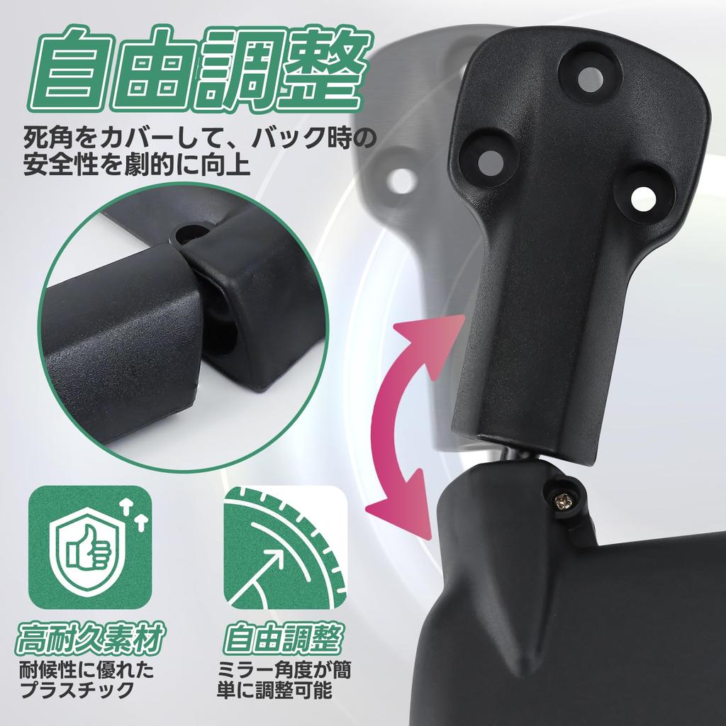 Rear Under Mirror for Toyota Hiace 200 Genuine Replacement Compatible with Standard and Vehicles Models and Hiace Rearview Wide Rear Under Mirror