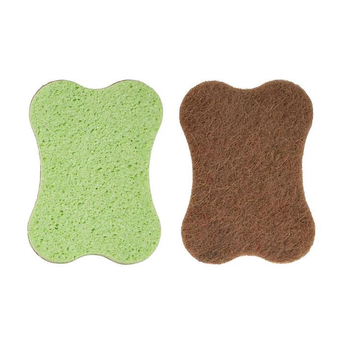 MARTINI Schwämme Kleeblatt + kratzfeste Faser grün