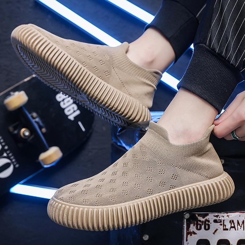 Spring 2025 new breathable loafers men's Doudou men's shoes Korean version fashion casual shoes youth trend shoes