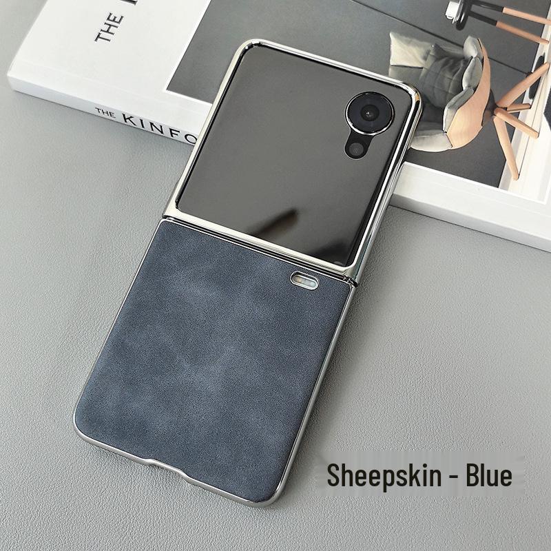 Custodia in Pelle per Honor Magic V Flip2: Cover Integrale, Galvanizzata, Guscio Protettivo, Design Business di Alta Gamma