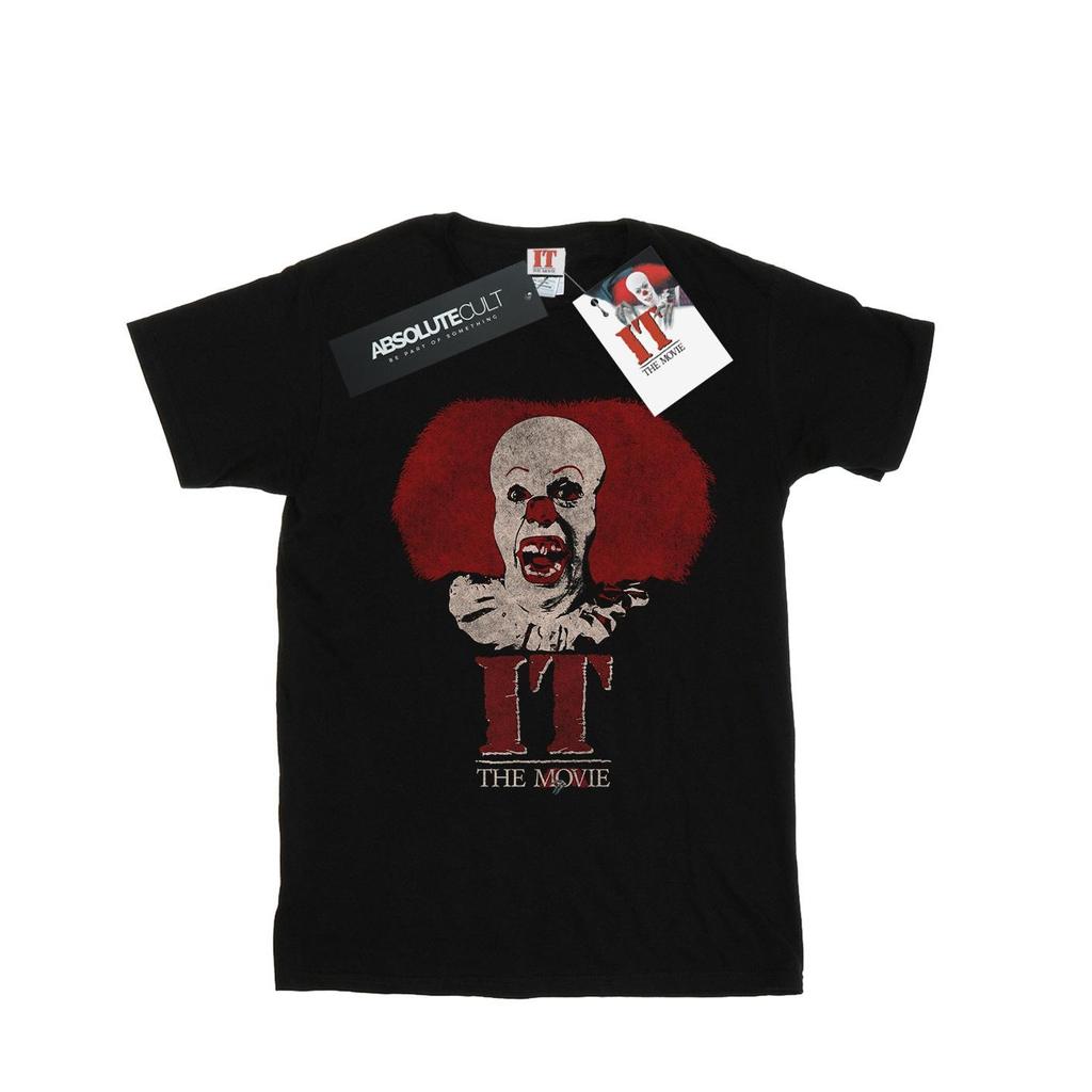 It (1990) Womens/Ladies Pennywise Clown Logo Cotton Boyfriend T-Shirt