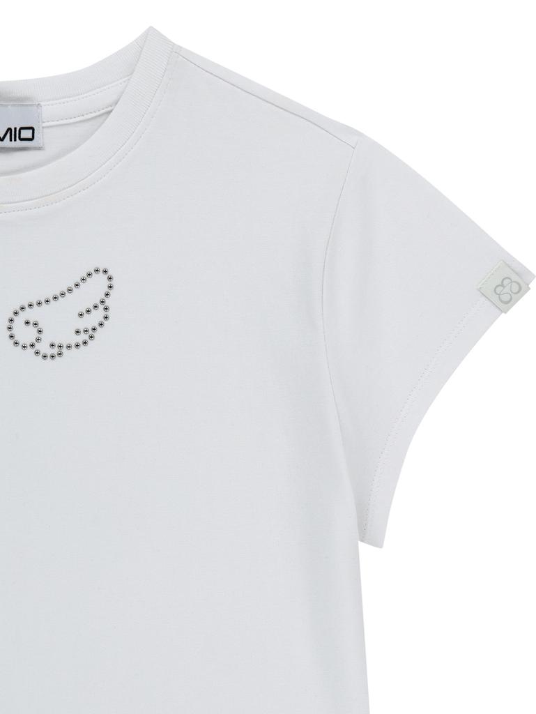 TUOMIO Angel Stud Baby T-Shirt [White]