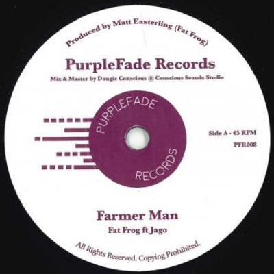7inch Record FAT FROG, JAGO / FAT FROG, ADDIS PA - Farmer Man / Melodica Man PFR008 Purplefade Reco 2020 UK Reggae, Ska & Dub