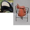 Leder Dressursattel mit doppeltem Sattelblatt und wechselbaren Kammern – Elegantes Cantle-Design