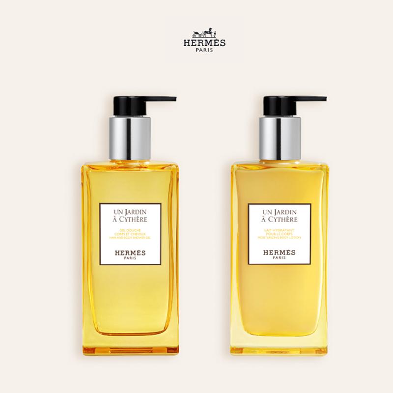 Hermes Moisturizing Combination Care Set Clean 24245158-Two-piece set: Kythera Garden Shampoo and Shower Gel 200ml + Kythera Garden Body Lotion 200ml