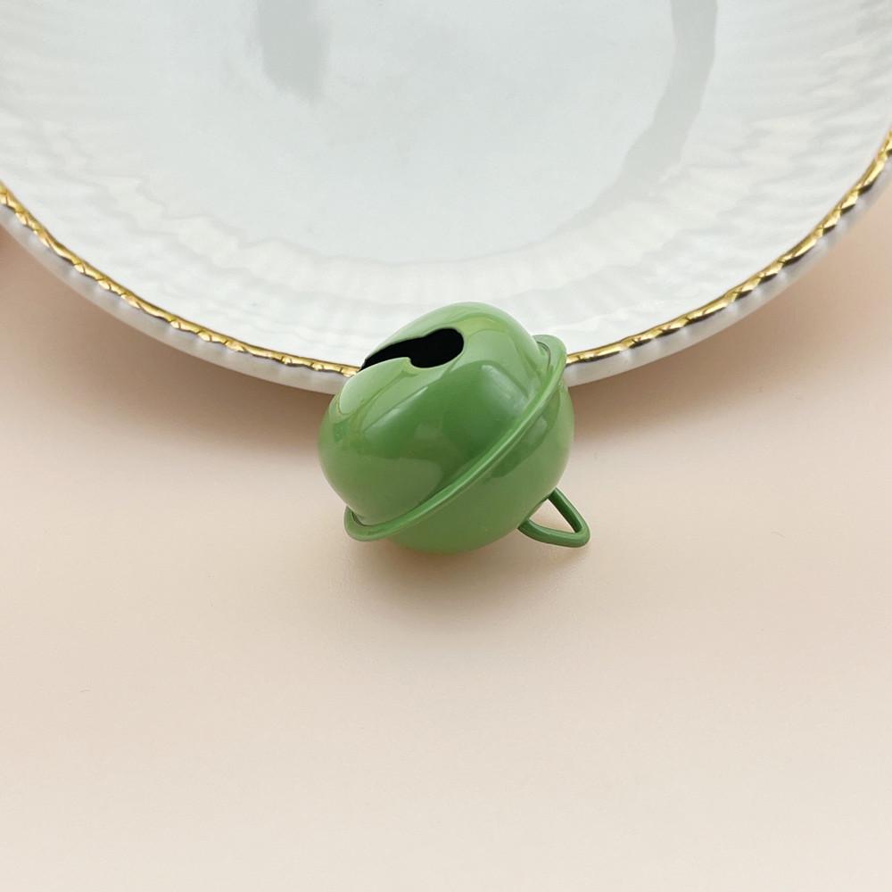 22mm Candy Color Bells for DIY Jewelry & Keyring Gifts - Metal Baked Paint Christmas Accessories