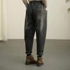 Weite High Waist Harem Jeans Frau Lässig Große Tasche Knöchellang Denim Hose Frühling Herbst Koreanisch Übergröße 90kg Vintage Vaqueros