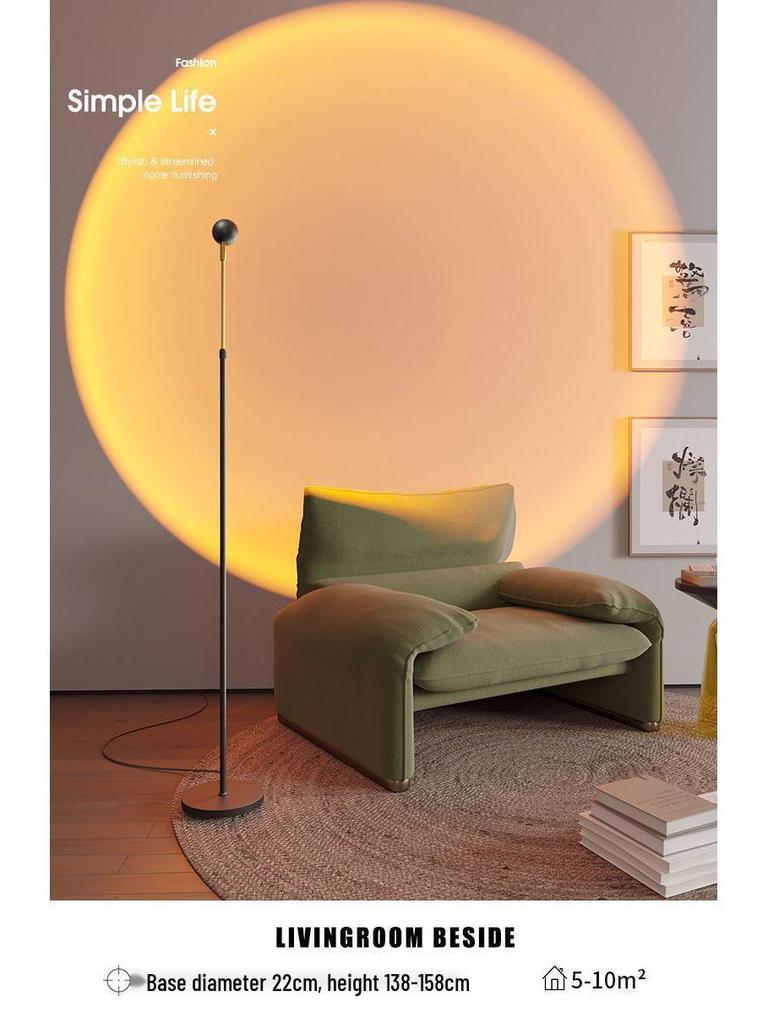 Little Red Riding Hood Luxury Floor Lamp - High-End Ambient Lighting for Living Room or Bedroom