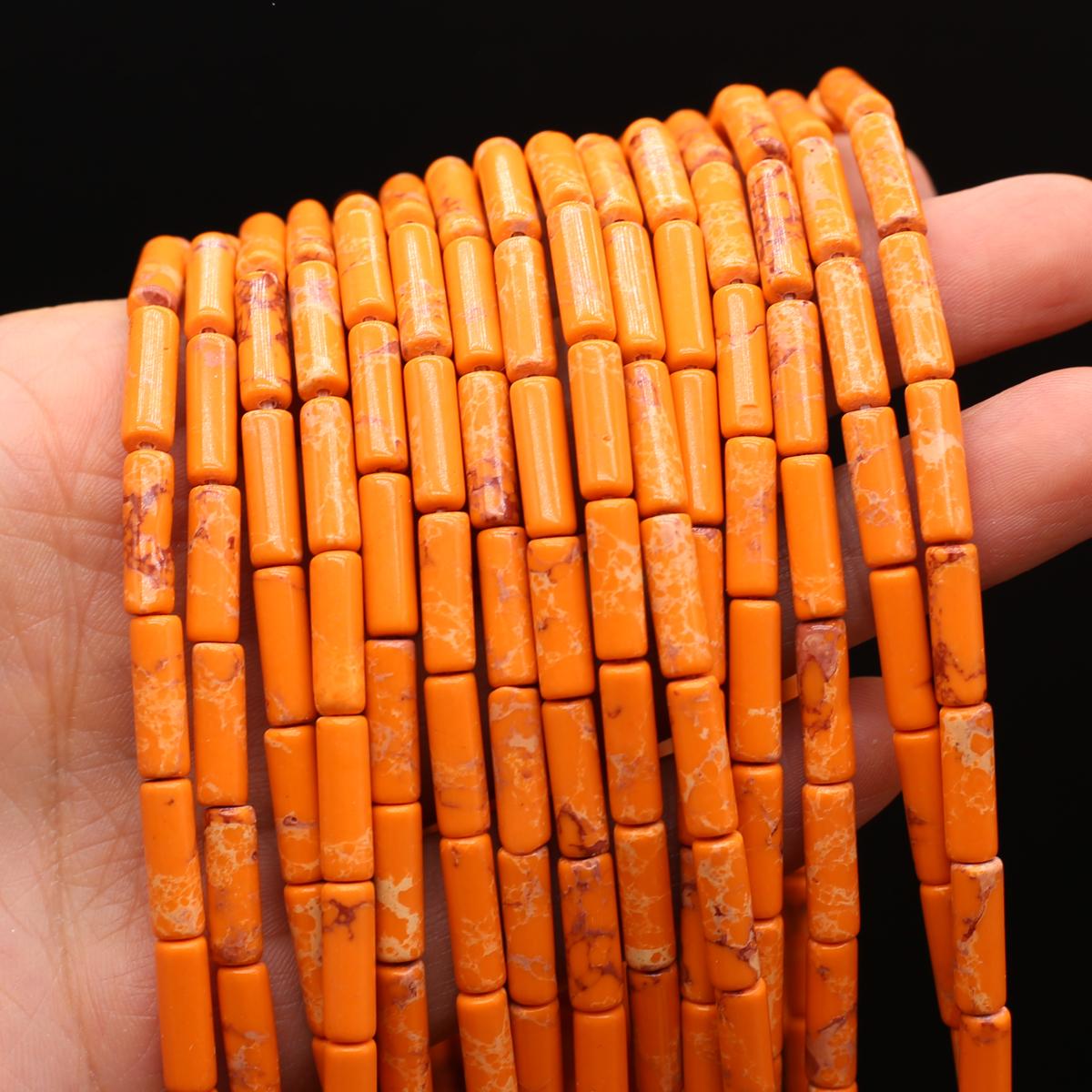 

1 нить бусины из натурального камня длинные цилиндрические кристаллы кварца агата свободные бусины-разделители для изготовления ювелирных изделий DIY ожерелье браслет аксессуары 7x13 мм 1Strand/7x13mm