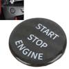 Carbon Fiber Engine Start Stop Button Cover Car Accessories Replacement for Supra 2019‑2021Black