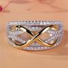 Fashionable Women'S Accessory Rings, Versatile Wedding Engagement Rings, Niche Design Bridal Jewelry